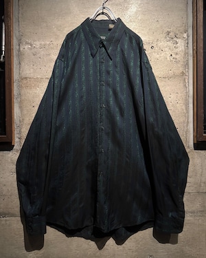 【Caka】“VERSACE CLASSIC V2” Botanical Stripe Pattern Loose L/S Shirt
