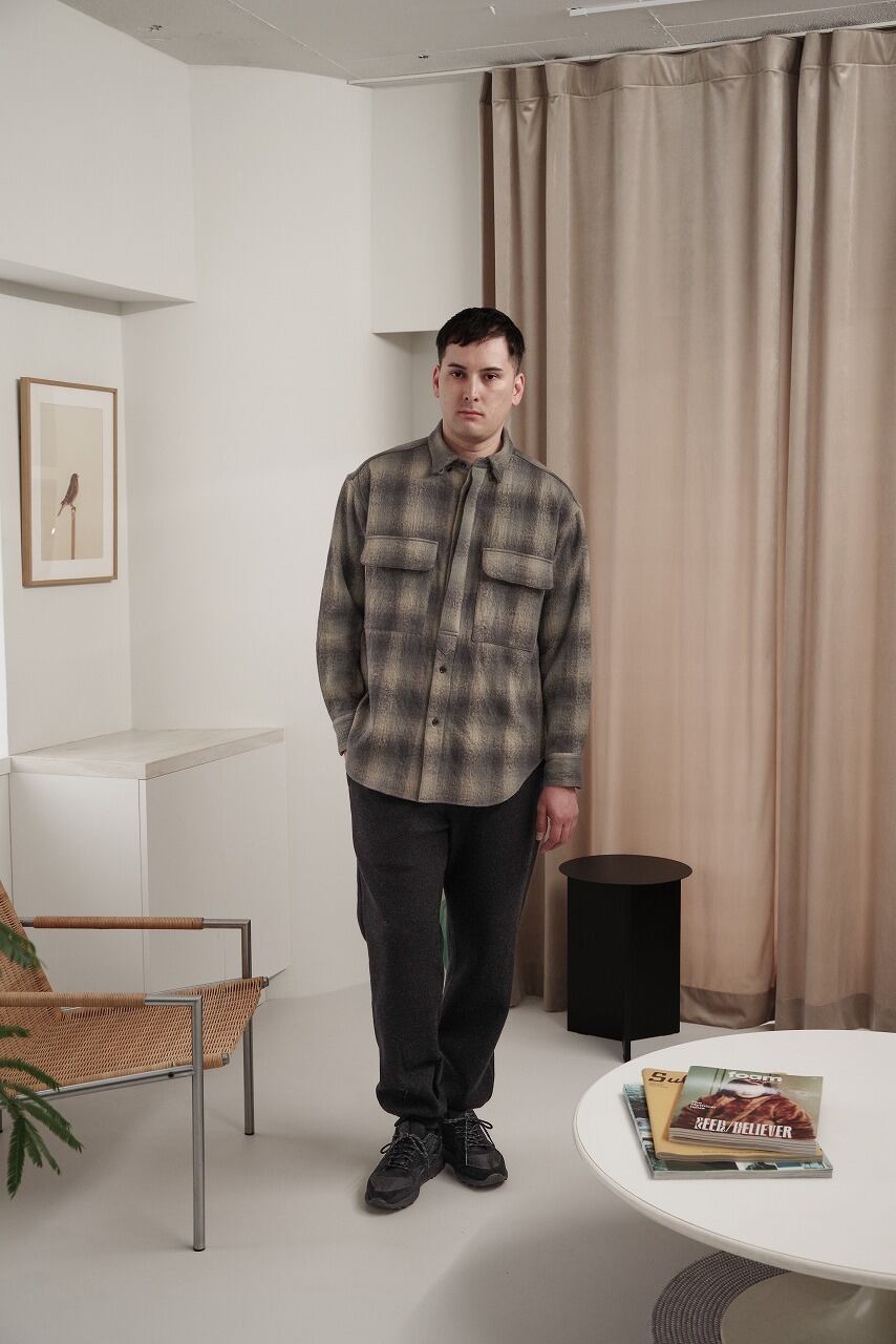 Double Faced Wool Sweat Pants