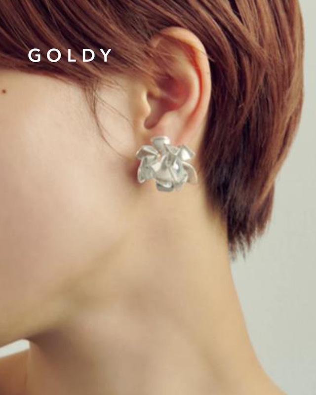 GOLDY/ゴールディ/グローイング フラワー イヤリング/アクセサリー/2240104【追跡可能メール便180円】