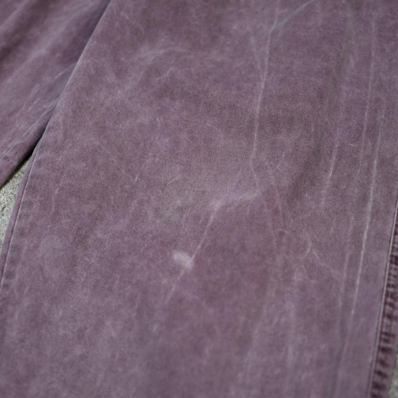 INFAVOR good fade 3tuck cotton pants burgundy
