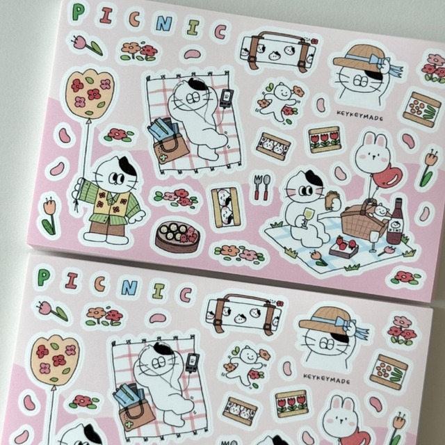 KEYKEYMADE 〔sticker -COFFEE TIME-〕