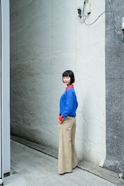 LE COQ SPORTIF トリコロールロングスリーブポロシャツ MADE IN FRANCE