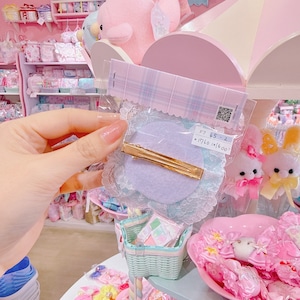 【F7】65-2まんまるリボンヘアクリップ