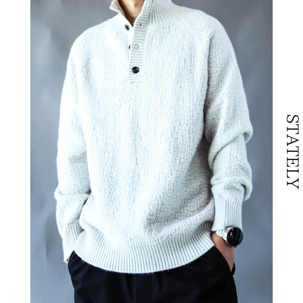 Texture Stand カラーニット/3color_T115・画像6