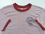 【 SIZE：SM程 】70s ボーダー リンガーTシャツ