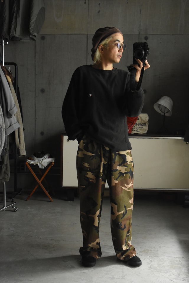OK／80's "champion" reverse weave sweat