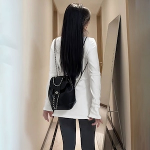 Tシャツ ロング 長袖 レディース 春秋冬 韓国 選べる素材 綿素材 デロン素材 きれいめ シンプル 大人 カジュアル 重ね着 フィット ストレッチ 暖かい 細見え 大人可愛い 大人女子