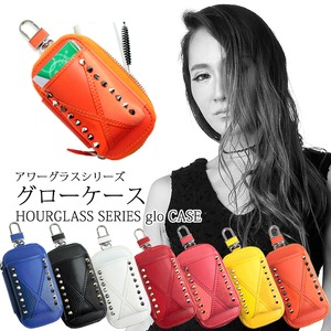 アワーグラスシリーズ グローケース タバコ入れ付き (全7色) glo series2 mini も入る！ glo mini ケース グローミニ グローmini gloケース カラビナ付き 加熱式タバコ入れ 加熱式たばこ入れ グローカバー 