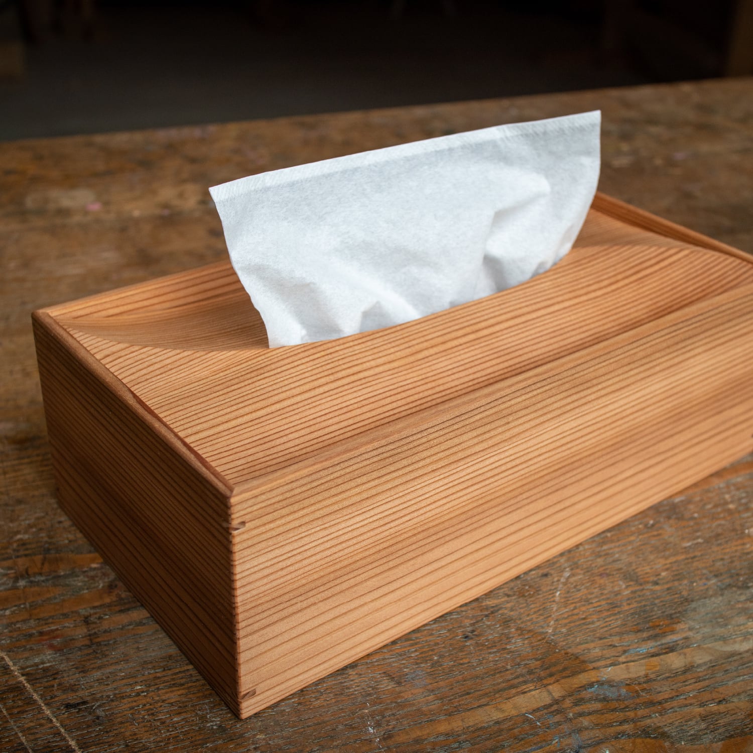 お山のティッシュボックス | 幸光家具
