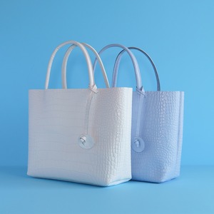 kotty トートバッグ SAサイズ クロコ型押しレザー