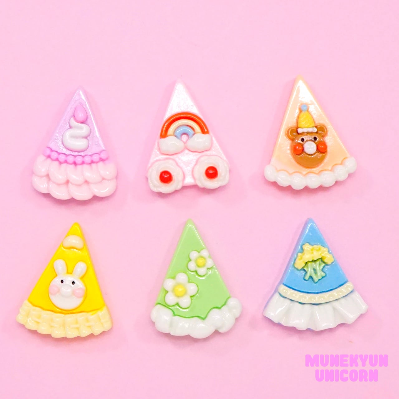 D568 40%OFF【1個→8個セットSALE】デコレーション カットケーキパーツ