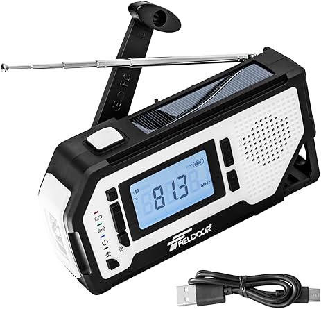 防災安全協会推奨品認証】Greeshow 防災ラジオ 多機能 携帯ラジオ 災害