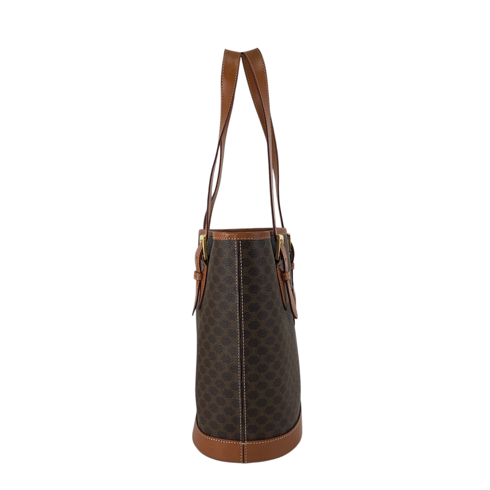 m*g様 CELINE マカダム トートバッグ ブラウン CELINE セリーヌ