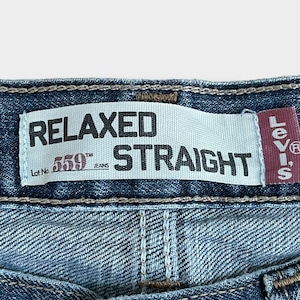 【LEVI'S】559  デニム ジーンズ ジーパン ダメージ リラックスストレートフィット RELAXED STRAIGHT W32L34リーバイス US古着