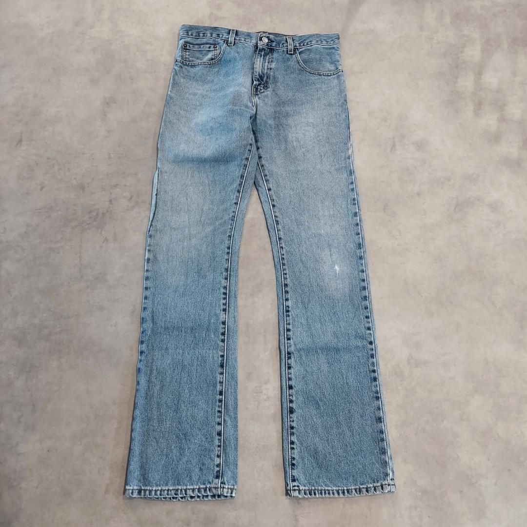 リーバイス517 Levis W32 フレアデニム 青 古着 ブーツ 20069
