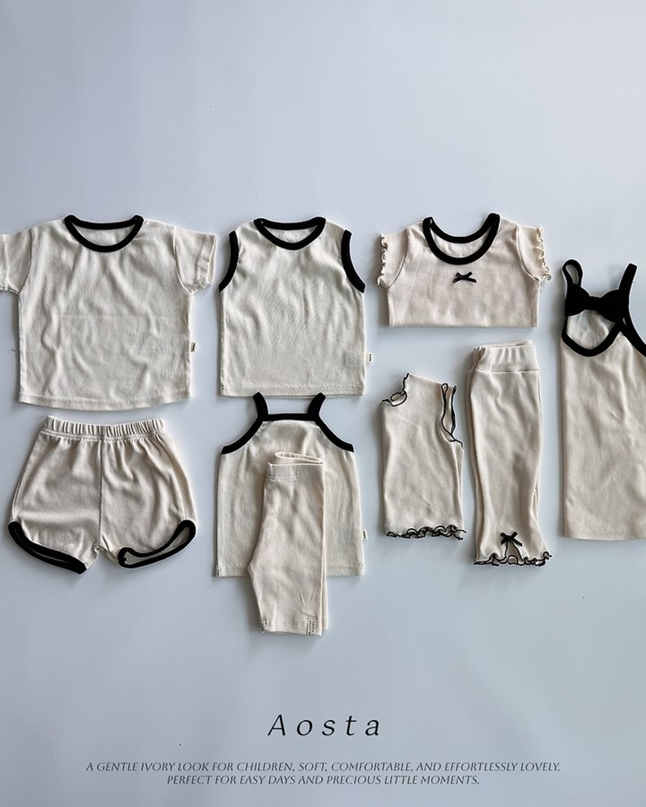 [Aosta] Ribbed Sleeveless / [아오스타] 골지나시