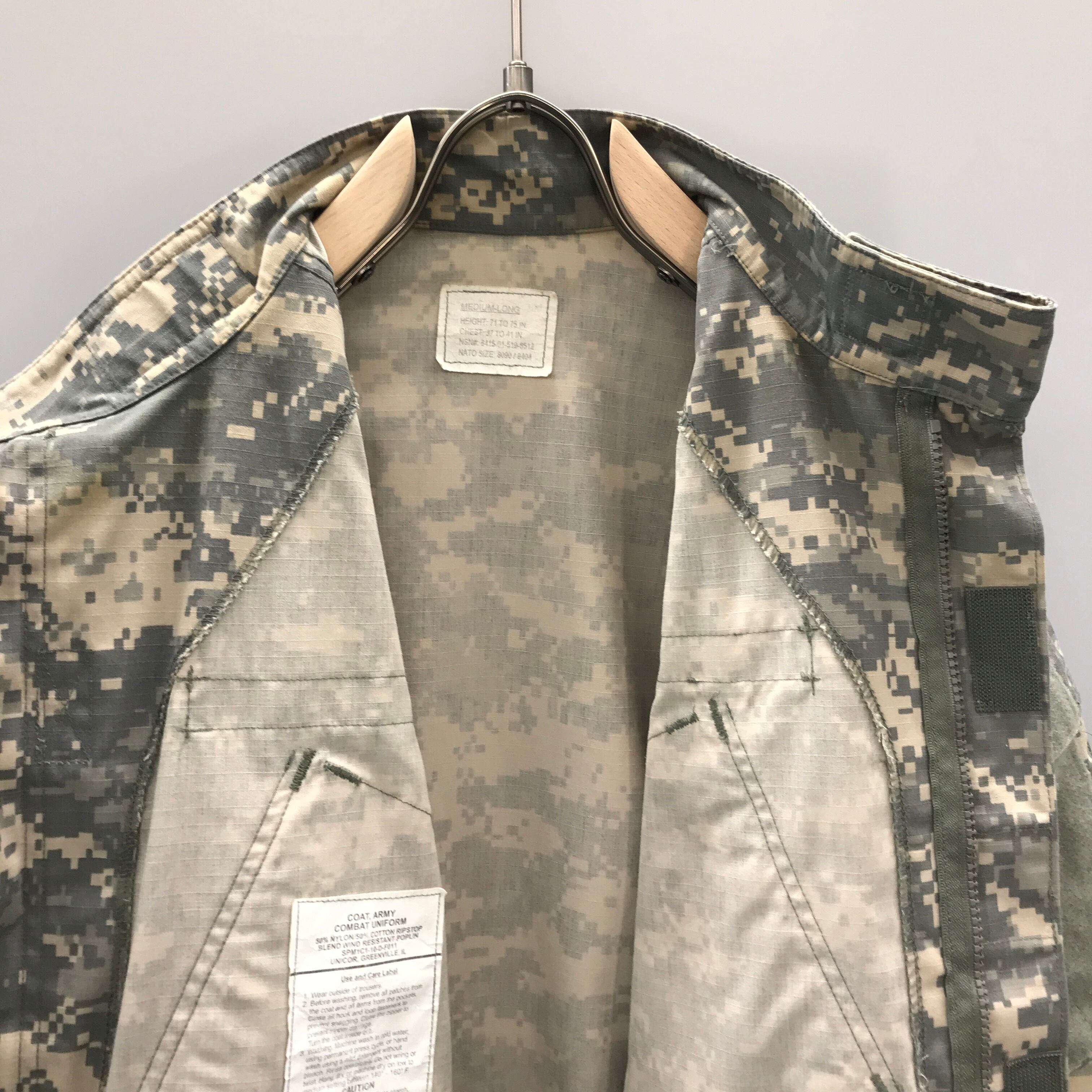 USARMY 米軍 レア 刺繍ワッペン ミリタリー ジップ フリースジャケット