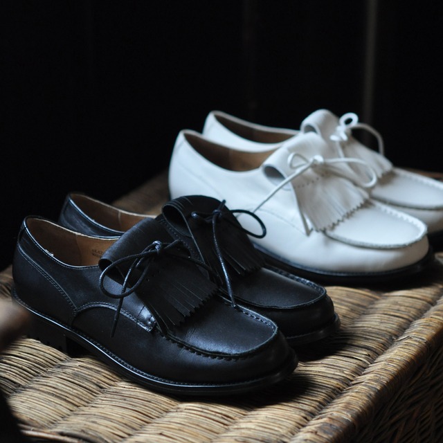 ARTESANOS 3way leather shoes - black・white -