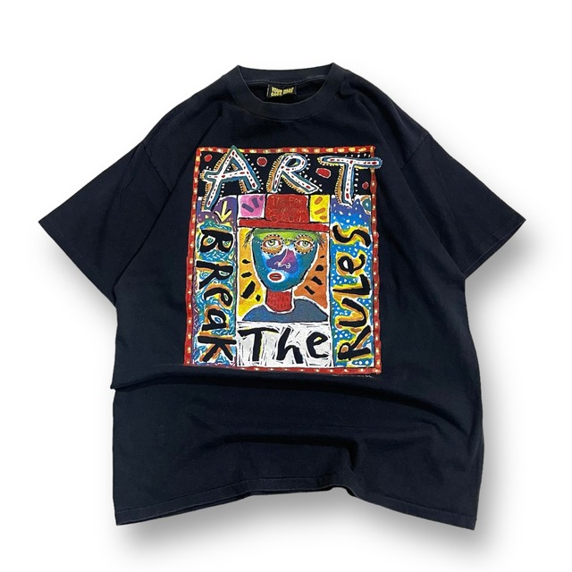 90年代 USA製 size:XL 【 FRED BABB 】フレッドバブ アートTシャツ 