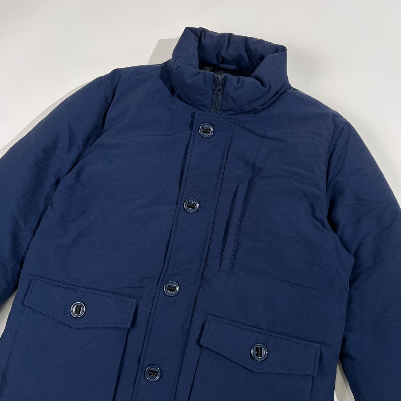 SHIPS シップス ダウンジャケット サイズ L /ネイビーブルー系/ボタン&ファスナー