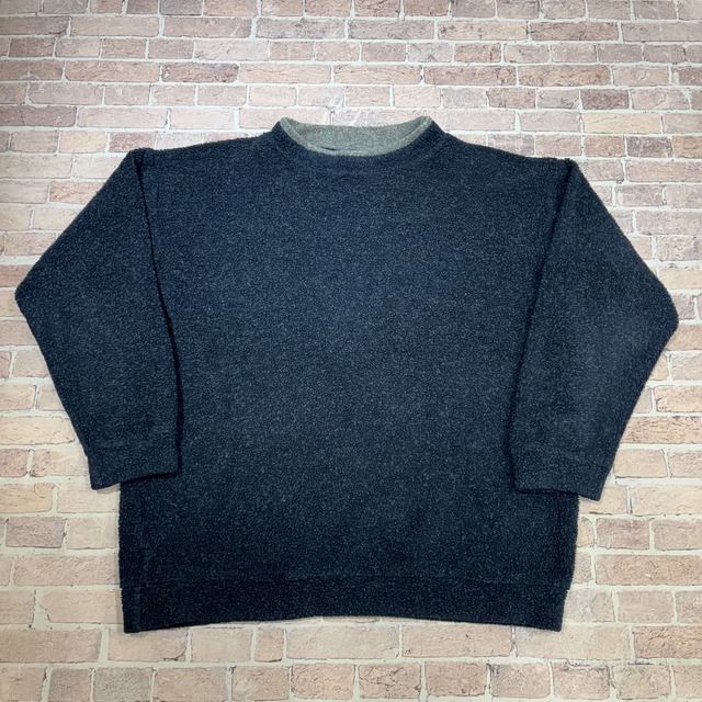 1990'S BLACK MOUNTAIN FLEECE PULL OVER SIZE XL