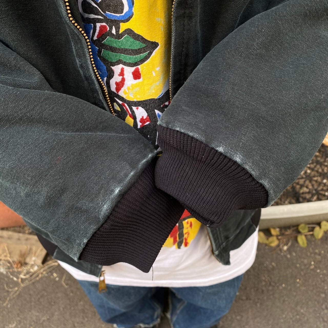 USA製 Carhartt カーハート アクティブジャケット メンズM 古着 ダック