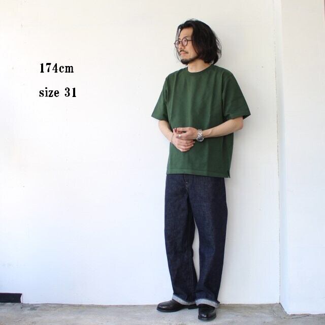 Orgueil 14oz本藍デニムワイドトラウザー / Tailor Jeans Wide