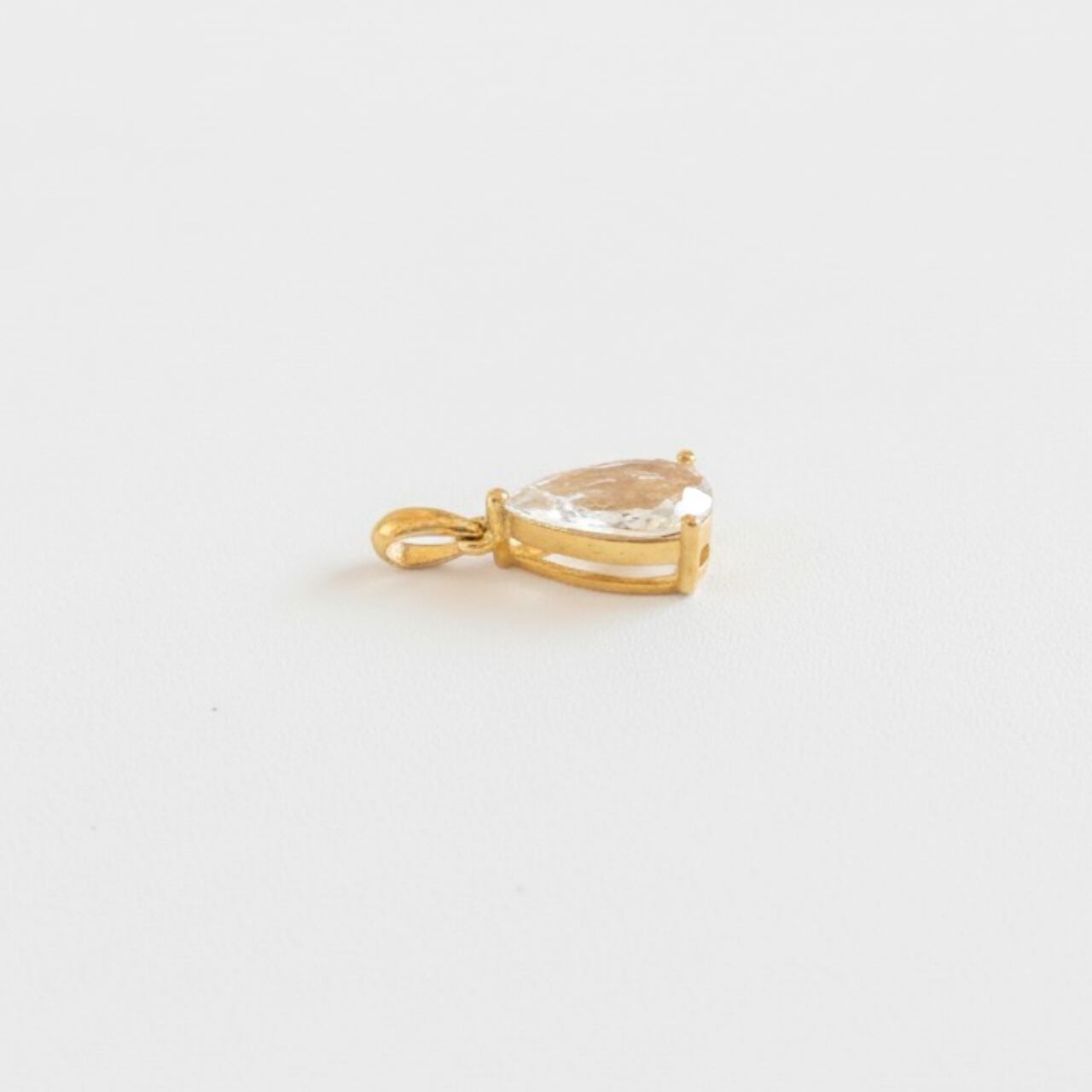 【ロシア産】フェナカイト 2.65ct ペンダント トップ(ドロップ)|SV925 (ゴールド)〈ケース・ギフトボックス・証明書付き〉