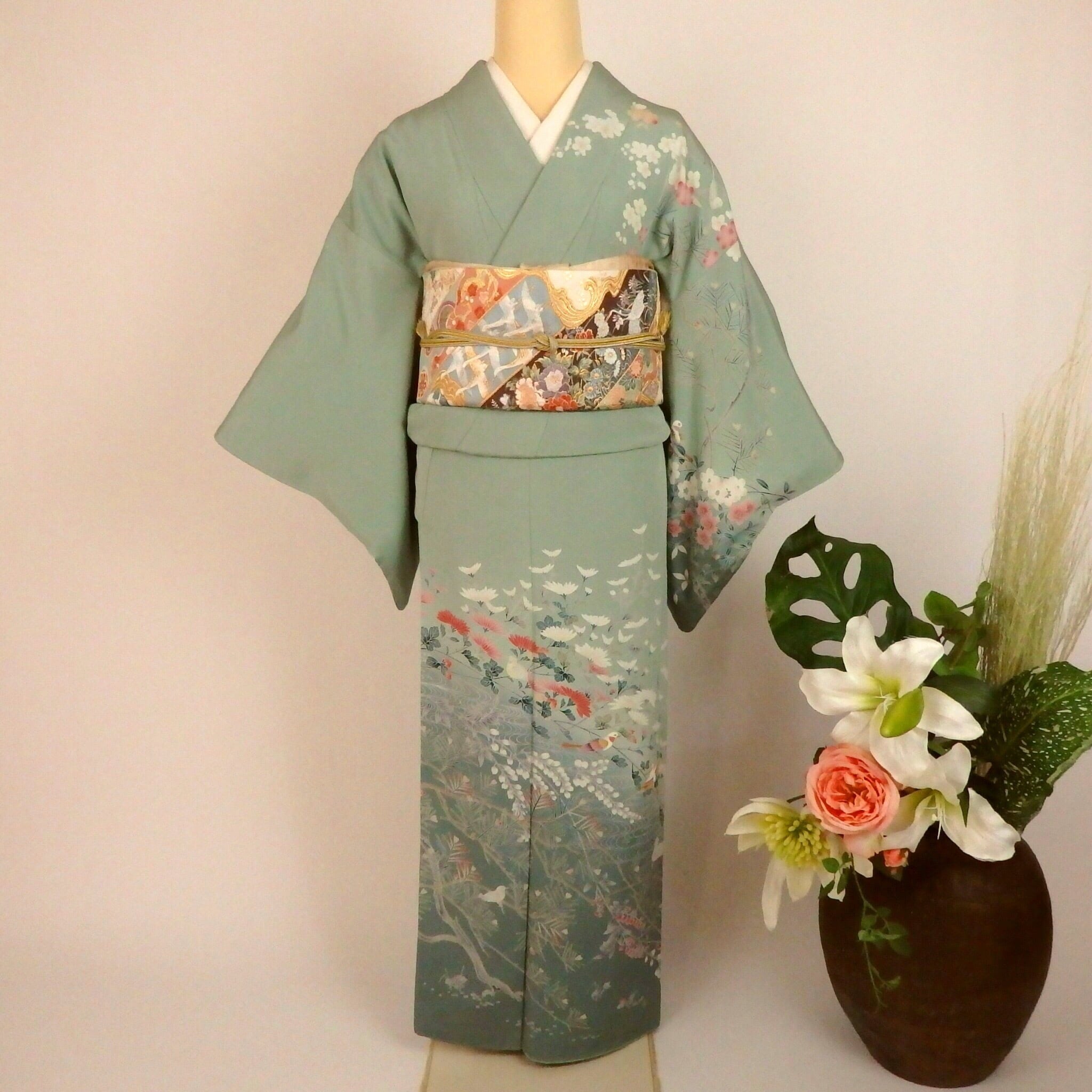 957高身長 色留袖 単品 高身長 色留袖957 | リサイクル着物と着物ジャケットLa遇 Used Kimono