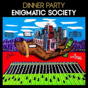 【LP】Dinner Party - Enigmatic Society（ブラック／ホワイト スプレッター ヴァイナル）