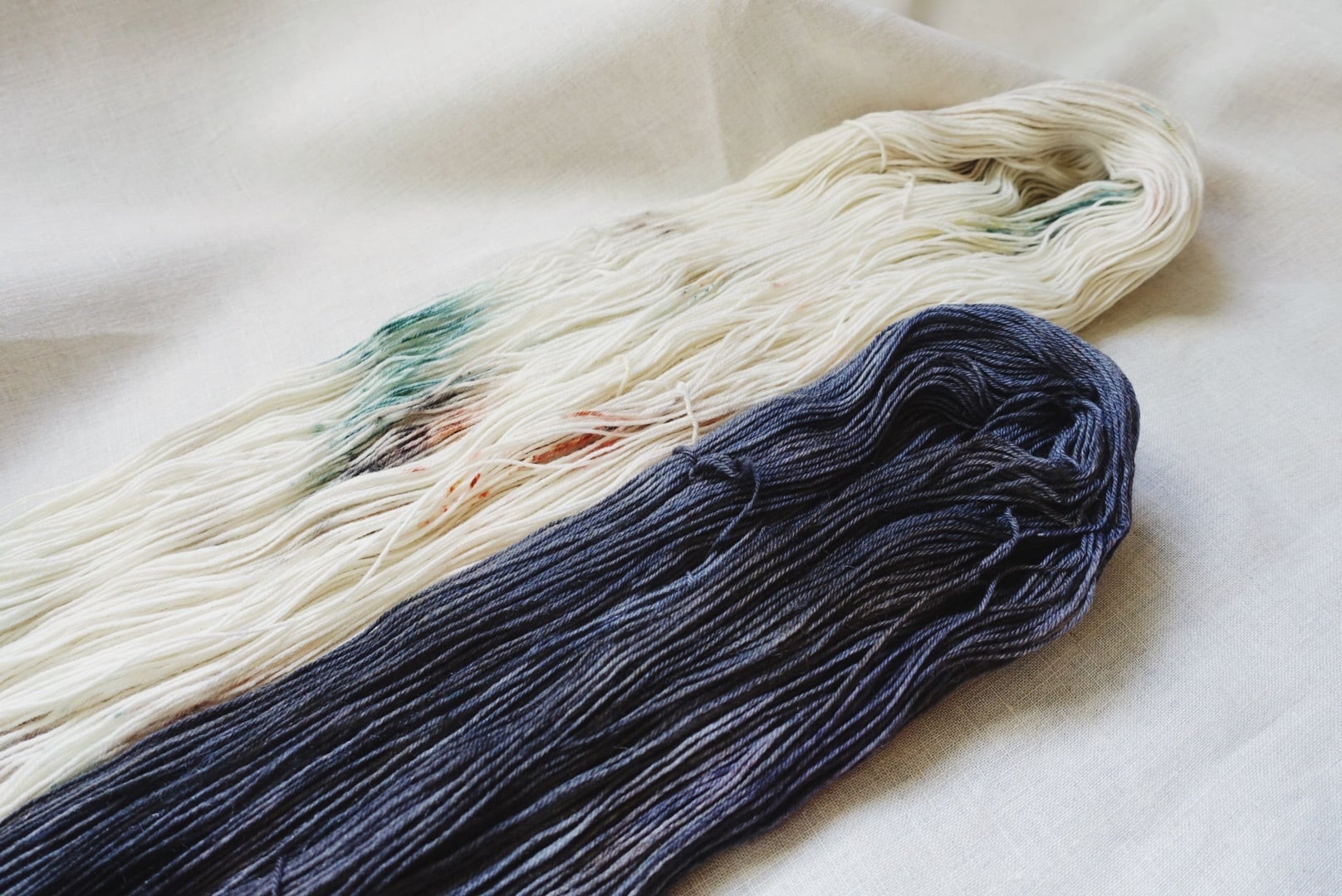 2かせセット[手染め毛糸]Premium Mohair Sock_ひるねよるね | 手染め