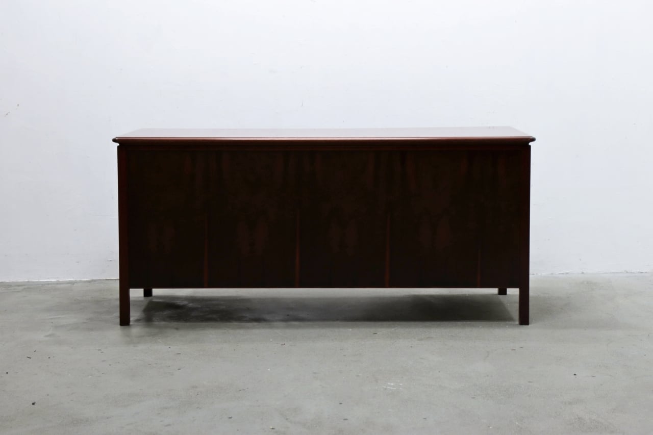 ヴィンテージ ローズウッド 両袖デスク 机 書斎 PC オフィス 北欧