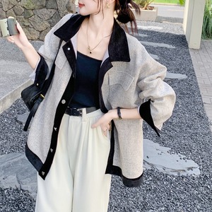 Two-tone design jacket S1510