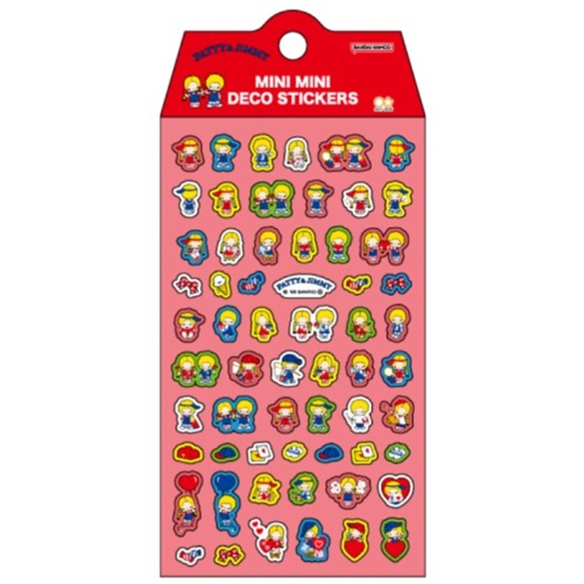 【ロット販売】【10入】ミニミニデコシールレトロSC5パティ＆ジミー(8821122)
