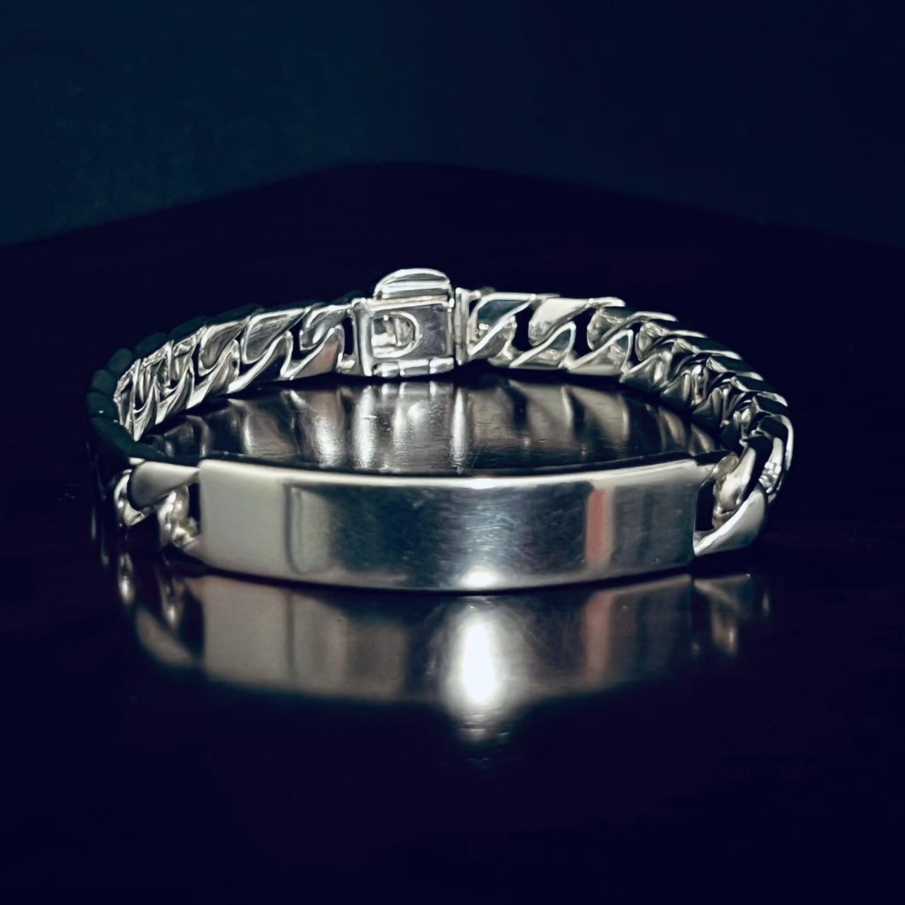 ヴィンテージ IDブレスレット スターリングシルバー 40グラム VINTAGE TIFFANY & CO. ID Bracelet Sterling Silver