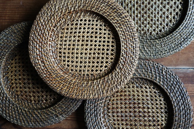 France  飴色のラタンアンダープレート