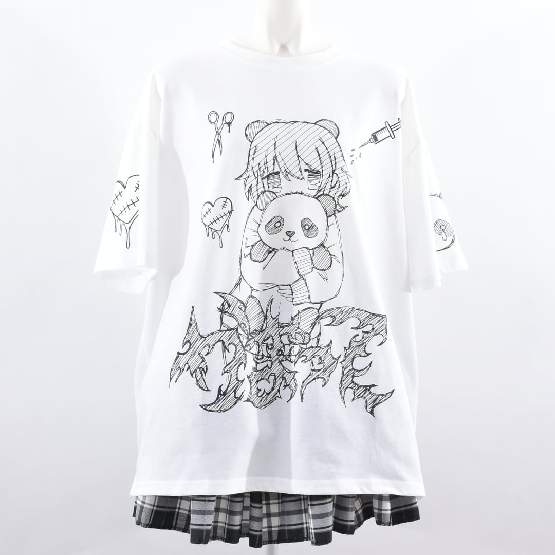 6/22 完売→再入荷！】新作☆パンダガールTシャツ ※近日再入荷