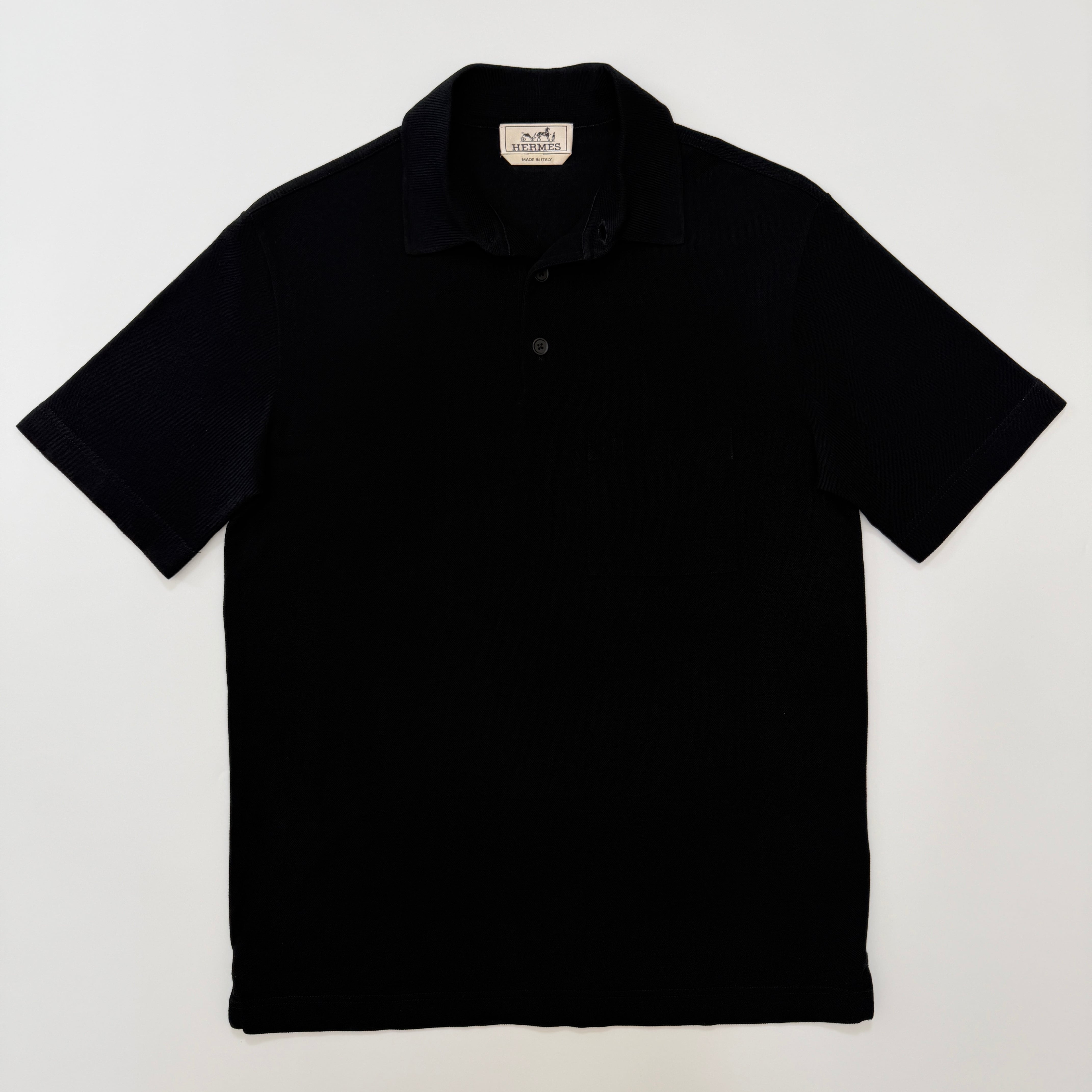 CHERVO Golf polo shirt nylon navy 46 | ASSET VINTAGE アセット