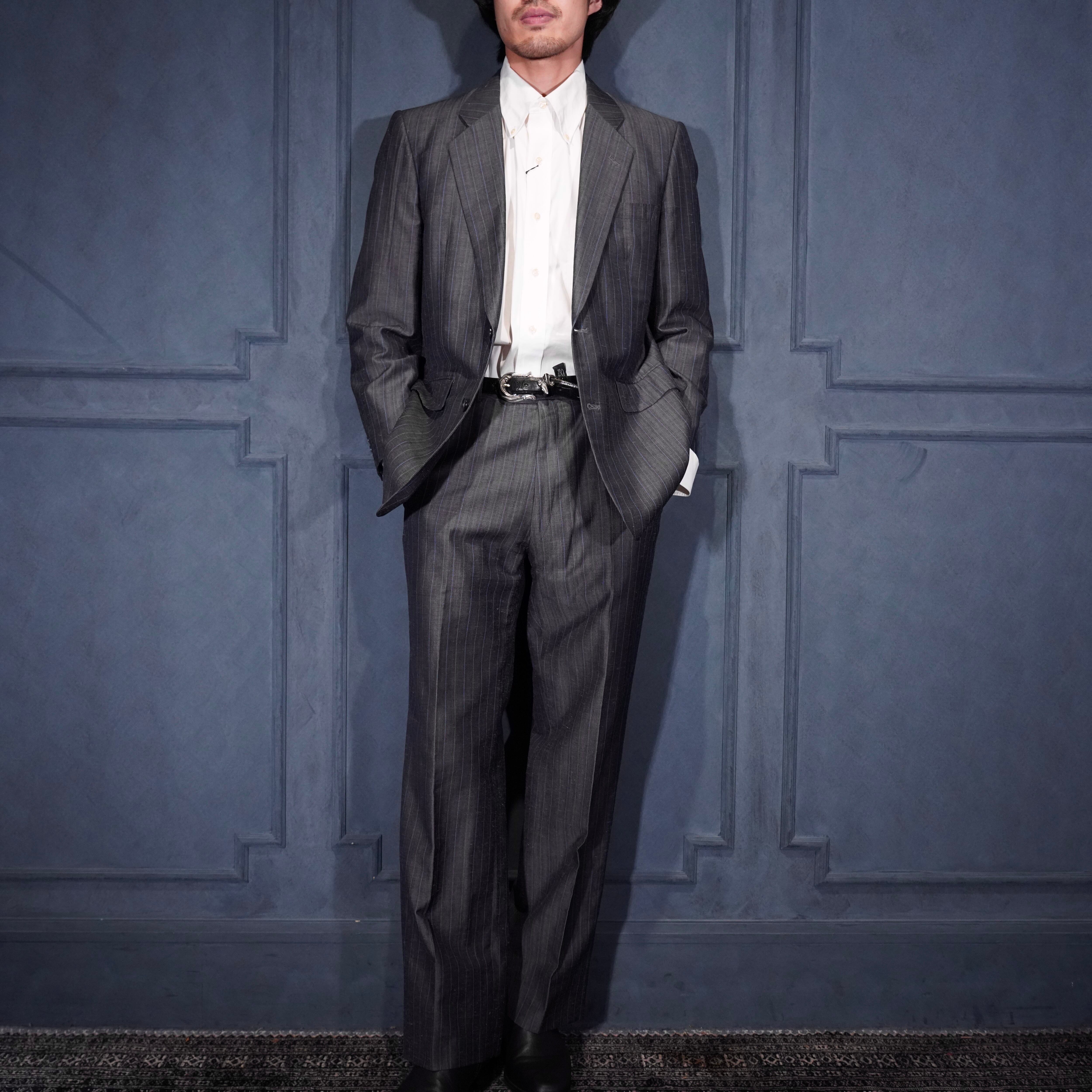 Christian Dior STRIPE PATTERNED DESIGN SET UP SUIT/クリスチャン