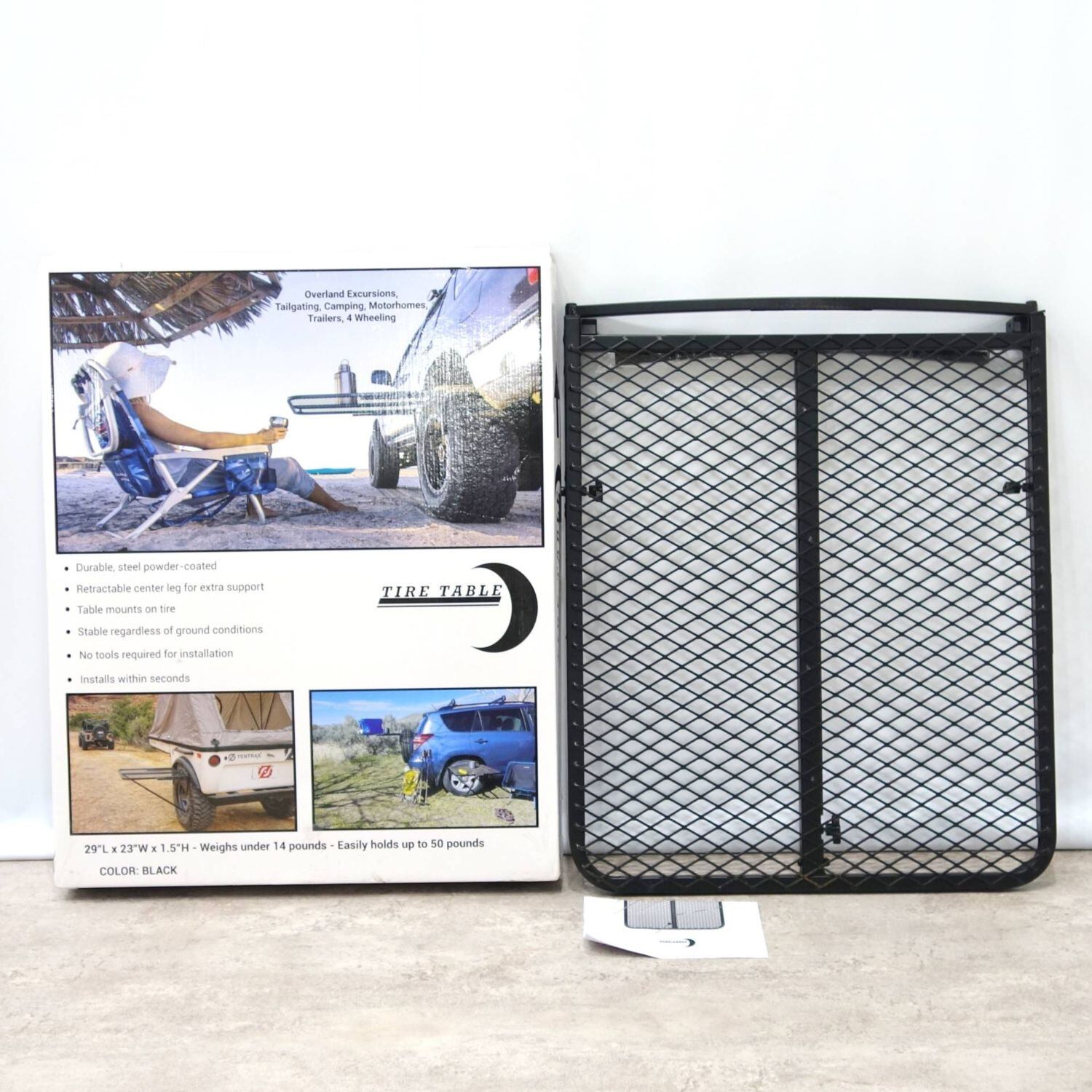 未使用 テイルゲイター Tailgater TIRE TABLE タイヤ テーブル 車中泊