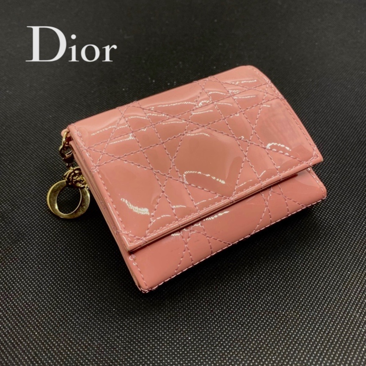 クリスチャンディオール Christian Dior 財布 小財布 三つ折り 