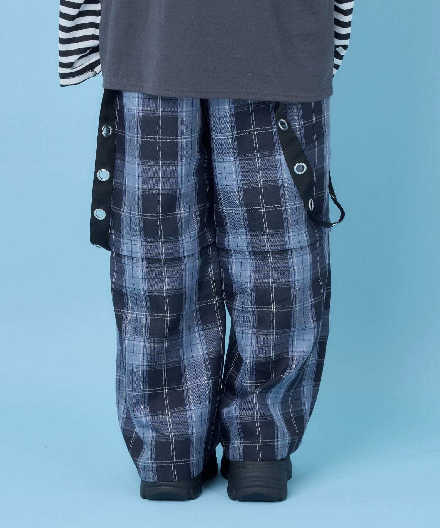 はとめベルトワイドパンツ | Hauls