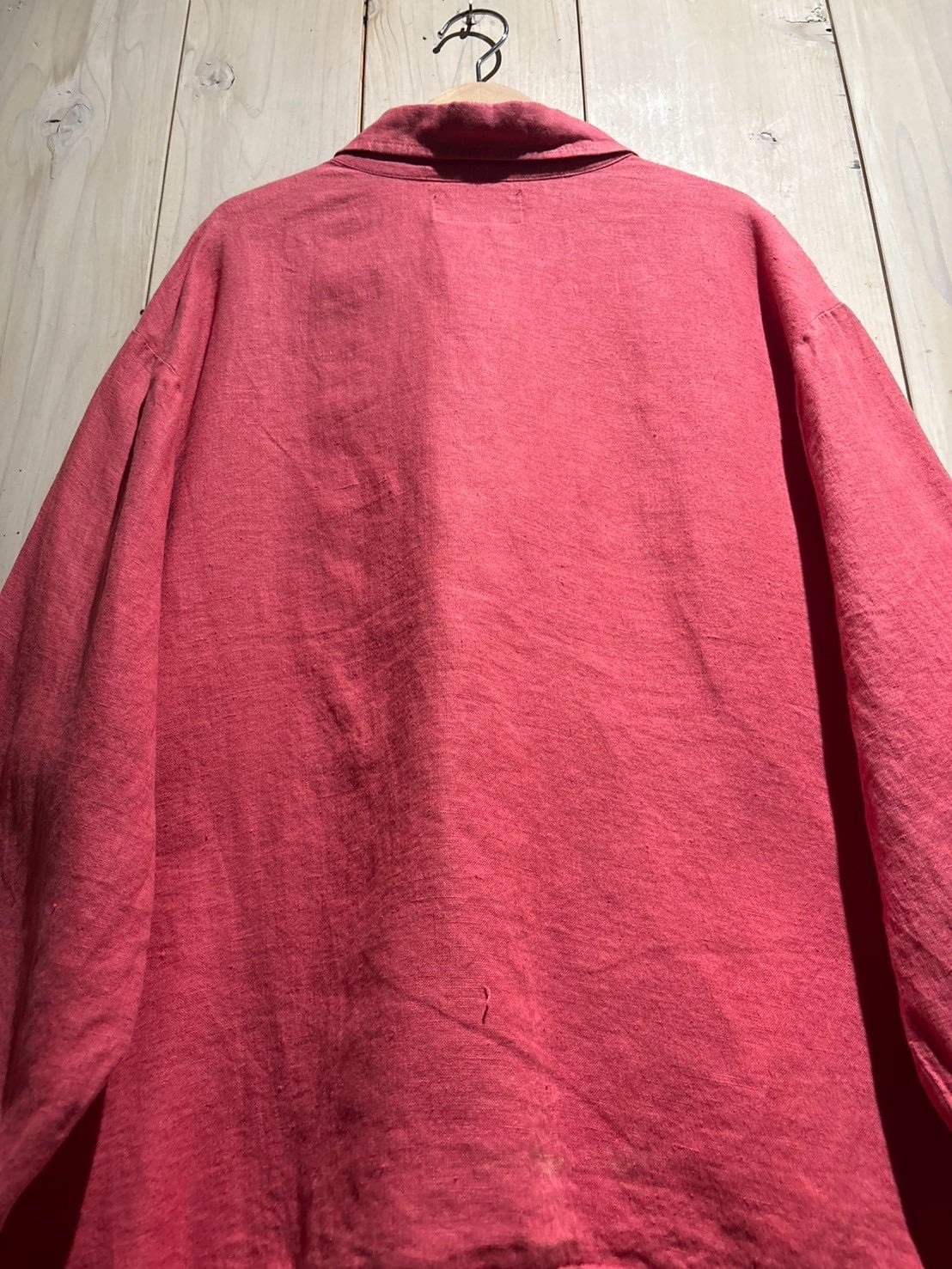 a.k.a.C.a.k.a vintage】“FLAX” Pink Color Vintage Loose Linen