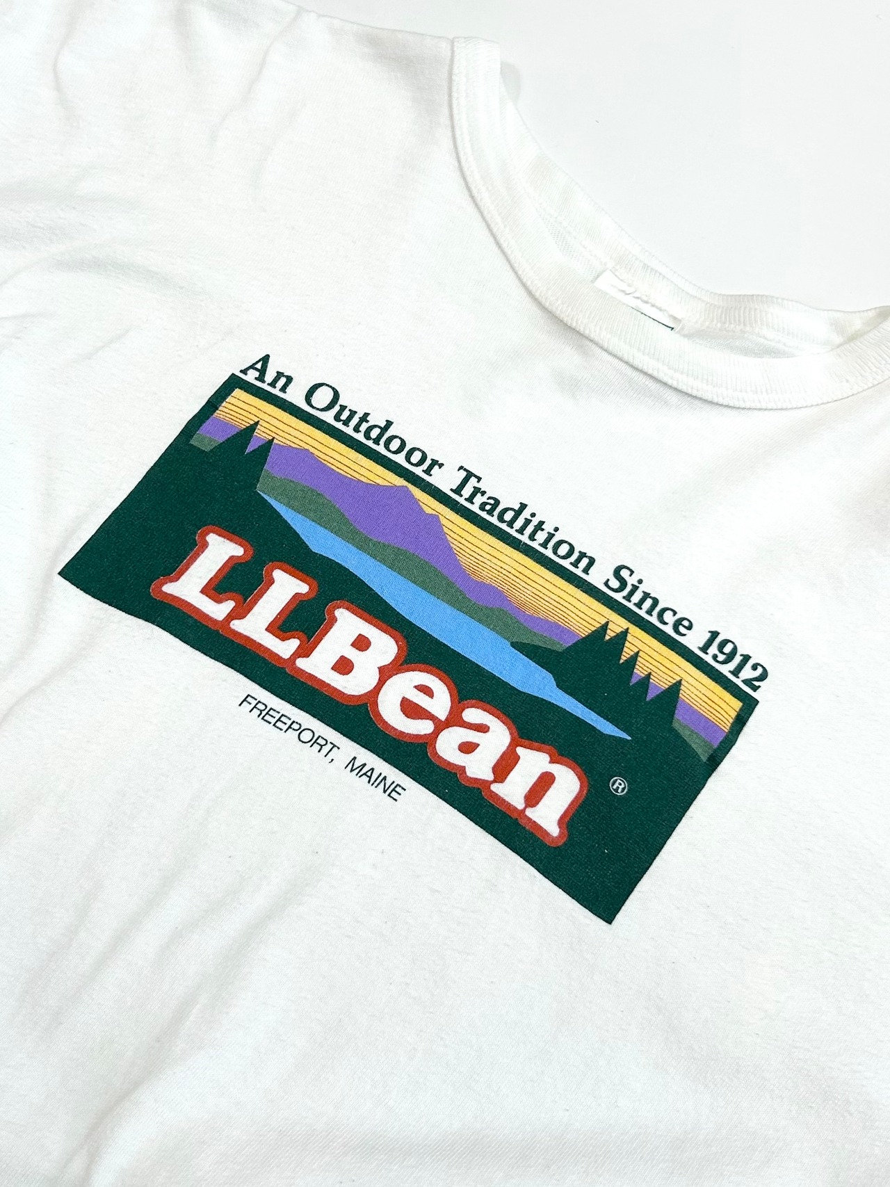 80s L.L.Bean×Champion W-NAME Tee MADE IN USA  Size XL