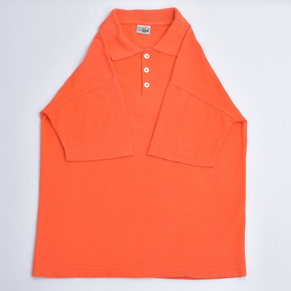 70～80s フランス製 LACOSTE ラコステ Chemise 半袖 ポロシャツ 鹿の子