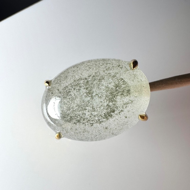 no.E6 原石からお仕立てしたガネーシュヒマール ペンダントトップ兼ブレスチャーム