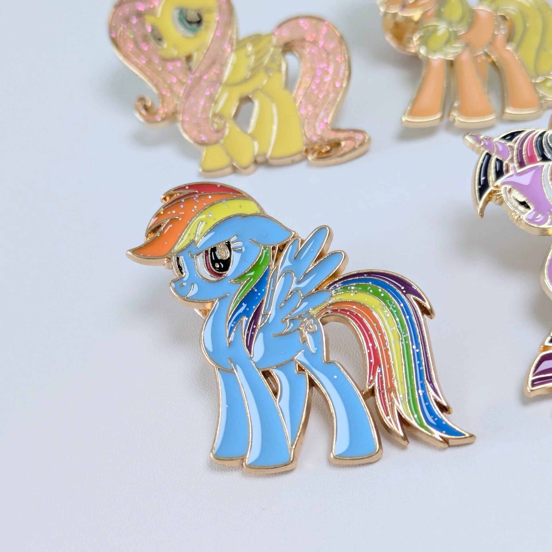 ★ピンズ PINS★ピンバッジ 【 My Little Pony（マイリトルポニー ) 】 単品『 レインボーダッシュ 』〚アメリカン雑貨 アメトイ〛