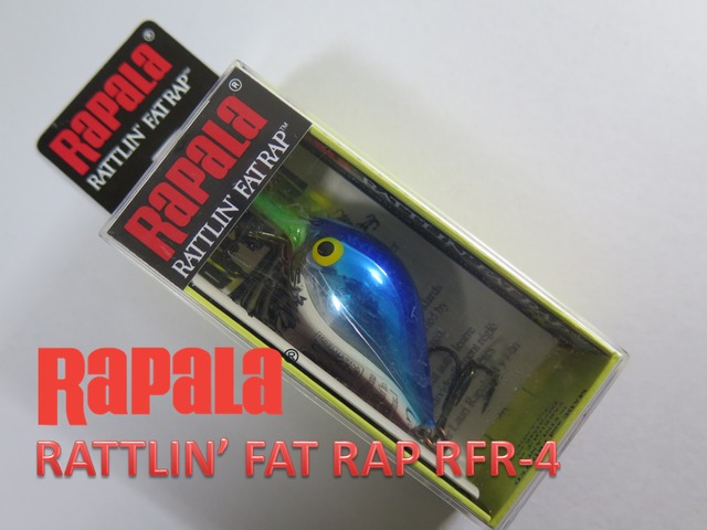 Rapala 　RATTLIN' FAT RAP RFR-4 ラパラ　ラトリンファットラップ　CHB  F-L82-01