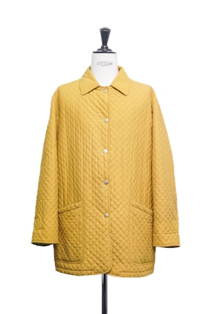 90's "Burberry's" Yellow Color Quilted Jacket