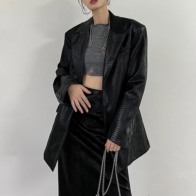 Single breasted tailored jacket 2 colors　V2599